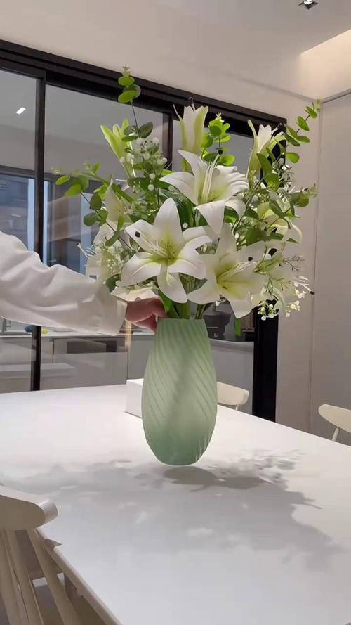 仿真花 装饰摆件 软装搭配 客厅摆件 百合花